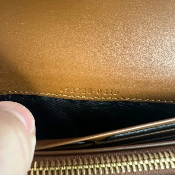 Gucci Padlock GG Supreme Monogram Chain Wallet WOC / Shoulder / Crossbody Bag - Picture 12 of 16